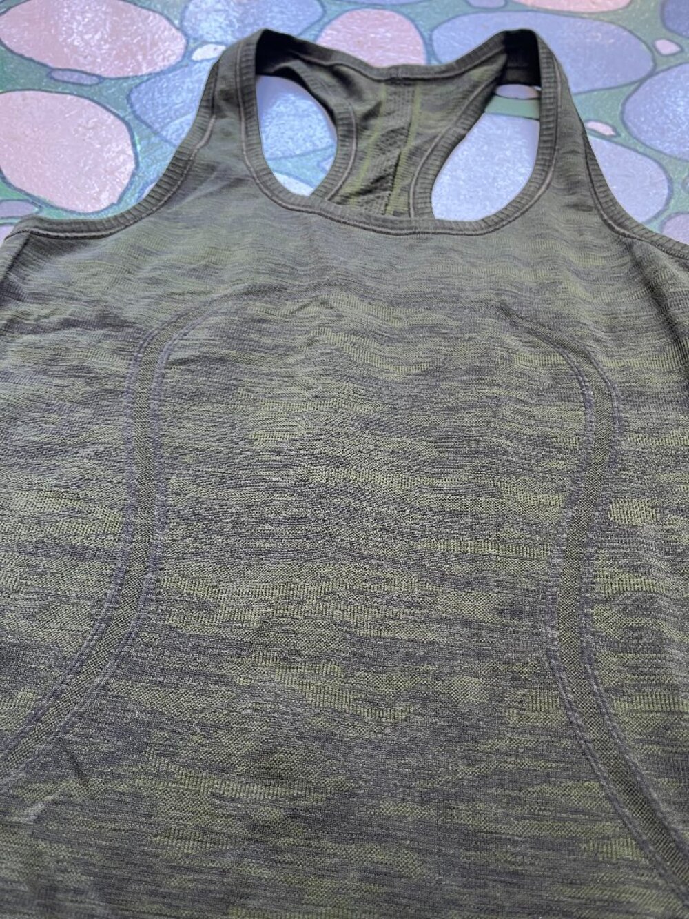 Lululemon green yoga top